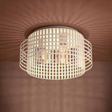 Eglo - Taklampa 3xE27/40W/230V grädde