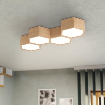 Eglo - Taklampa 4xE27/9W/230V