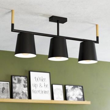 Eglo - Taklampa med 3xE27/40W/230V