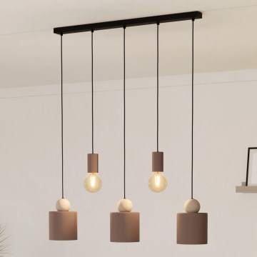 Eglo - Taklampa med 5xE27/40W/230V