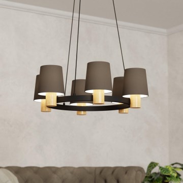 Eglo - Taklampa med 6xE27/40W/230V