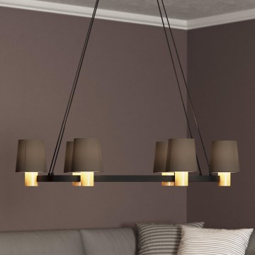 Eglo - Taklampa med 6xE27/40W/230V