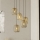 Eglo - Takpendel med sladd 5xE27/40W/230V beige