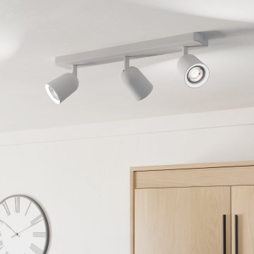 Eglo - Takspot 3xGU10/10W/230V vit