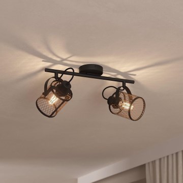 Eglo - Takspotlight 2xE27/40W/230V