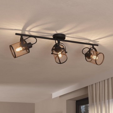 Eglo - Takspotlight 3xE27/40W/230V