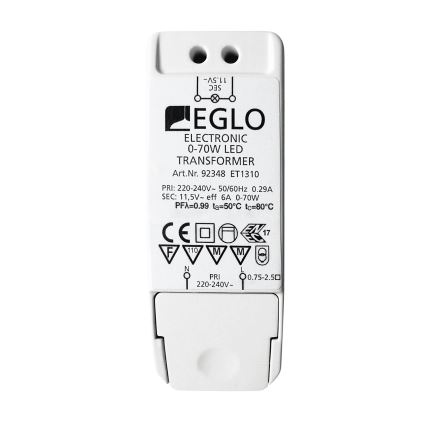 Eglo - transformator EINBAUSPOT 70W/230V/11.5V AC