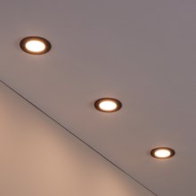 Eglo - UPPSÄTTNING 3x LED ljusreglerad badrum hängande takklampa  LED/2,8W/230V IP44 ZigBee
