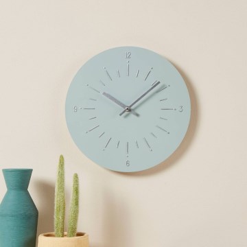 Eglo - Väggklocka 1xAA diameter 30 cm grön