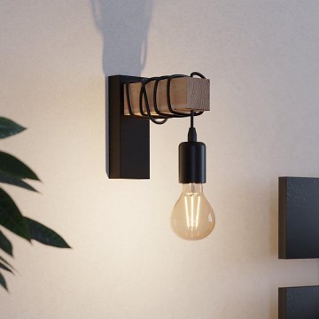 Eglo - Vägglampa TOWNSHEND 1xE27/10W/230V