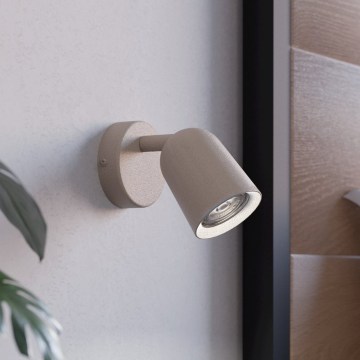 Eglo - Väggmonterad spotlight 1xGU10/5W/230V beige