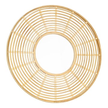 Eglo - Väggspegel Ø 55 cm bambu