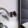 Eglo - Väggspot för badrum 1xGU10/3W/230V IP44 svart/beige