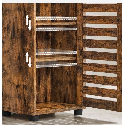 EIRA förvaringsskåp, brun