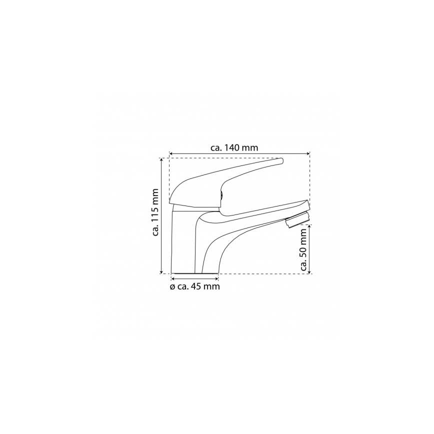 Eisl NI075CR - Tvättställsblandare GRANDE VITA CLASSIC, blank krom
