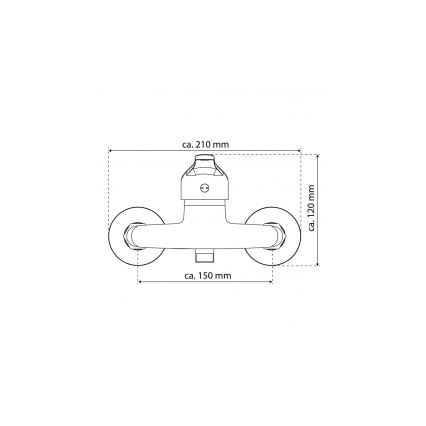 Eisl NI168CR - Duschblandare GRANDE VITA CLASSIC i polerad krom