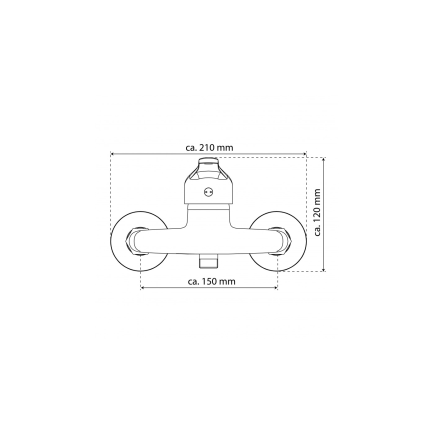 Eisl NI168CR - Duschblandare GRANDE VITA CLASSIC i polerad krom