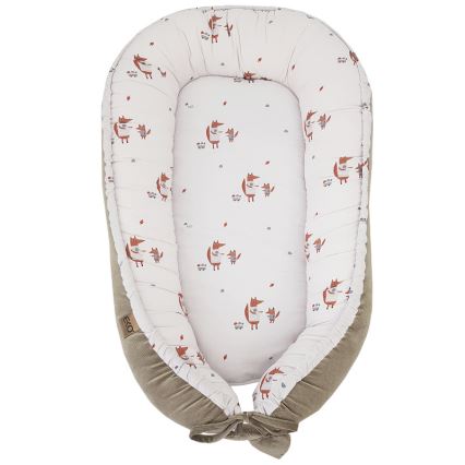 EKO - Cotton baby nest FOX 90x60 cm