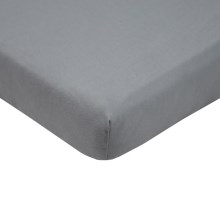EKO - Waterproof sheet with an elastic band JERSEY 120x60 cm grå