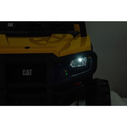 Elektrisk bil CAT 60W/7500 mAh gul/svart + fjärrkontroll