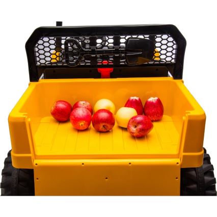 Elektrisk bil CAT 60W/7500 mAh gul/svart + fjärrkontroll