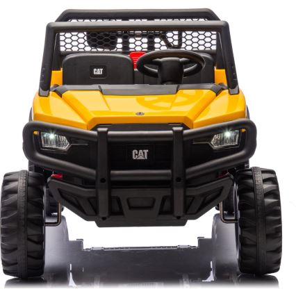 Elektrisk bil CAT 60W/7500 mAh gul/svart + fjärrkontroll