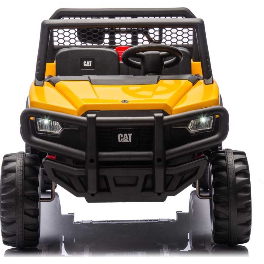 Elektrisk bil CAT 60W/7500 mAh gul/svart + fjärrkontroll