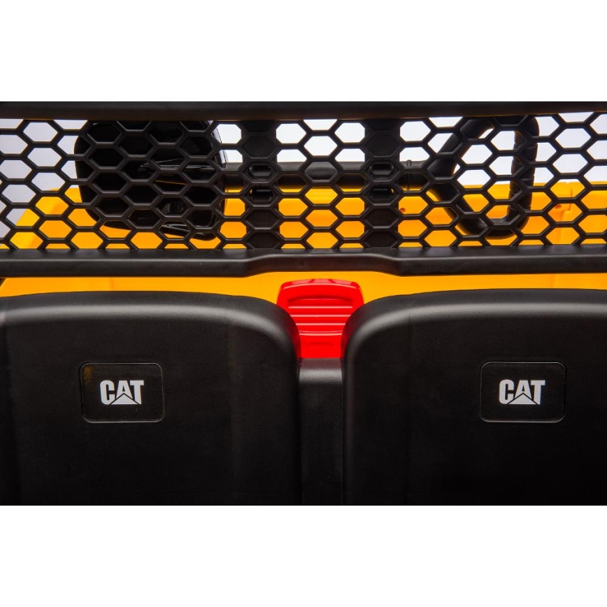Elektrisk bil CAT 60W/7500 mAh gul/svart + fjärrkontroll