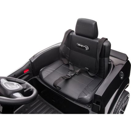 Elbil Dodge Challenger Polis 50W/4500 mAh svart/vit