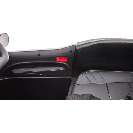 Elbil Dodge Challenger Polis 50W/4500 mAh svart/vit