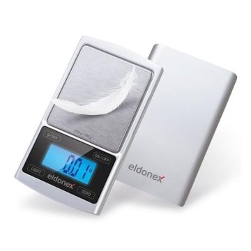 ELDONEX EKS-4040-SL - Högprecisionsvåg 2xCR2032 silver