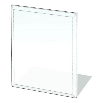 Eldstad glasunderlägg 1200x1000x8 mm rektangel