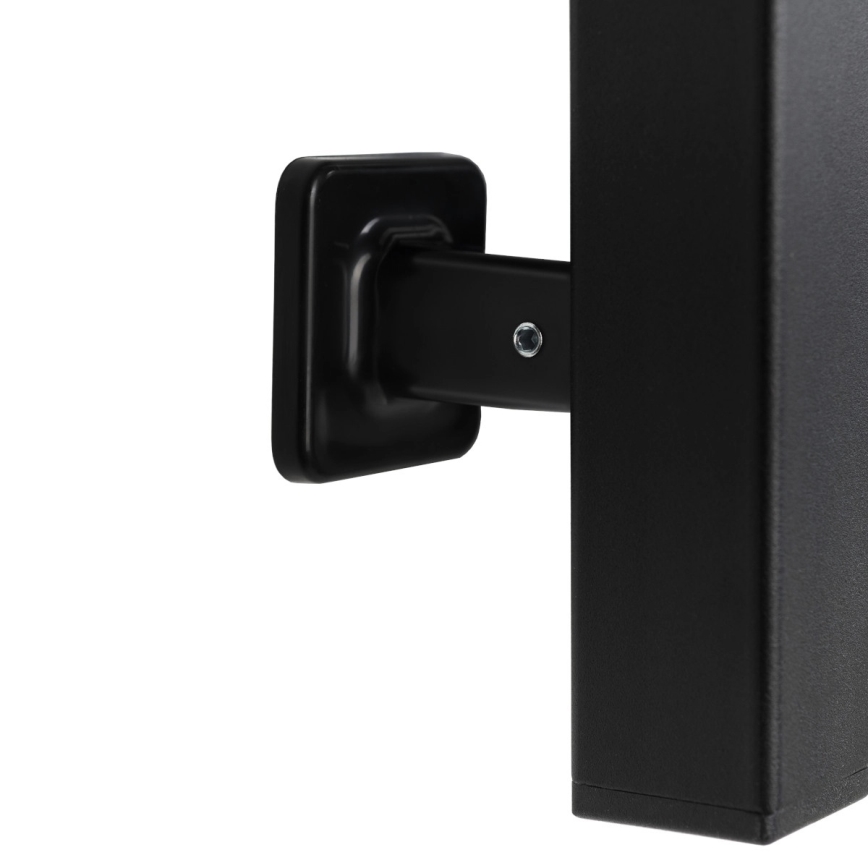 Elektrisk radiator för badrum med termostat FORTIS 350W/230V 80,6 cm IP44 svart vänster