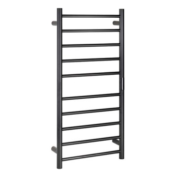 Elektrisk handdukstork 45x96 cm 130W rostfritt stål/svart