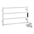 Elektrisk handdukstork 56x37 63W rostfritt stål/vit