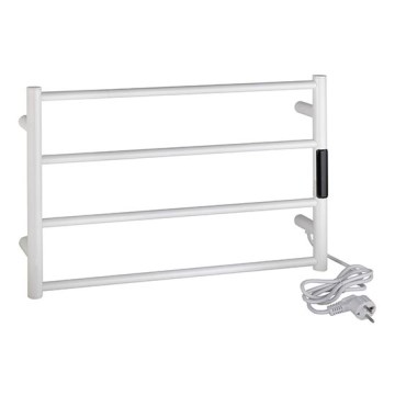 Elektrisk handdukstork 56x37 63W rostfritt stål/vit