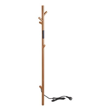 Elektrisk handdukstork med stång 118 cm, 30 W – koppar