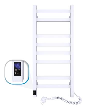 Elektrisk handdukstork med termostat AVANGARD 105 W 80 x 36 cm, vit högerutförande