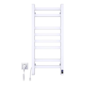 Elektrisk handdukstork med termostat AVANGARD 105 W, 80 x 36 cm, vit, vänsterutförande