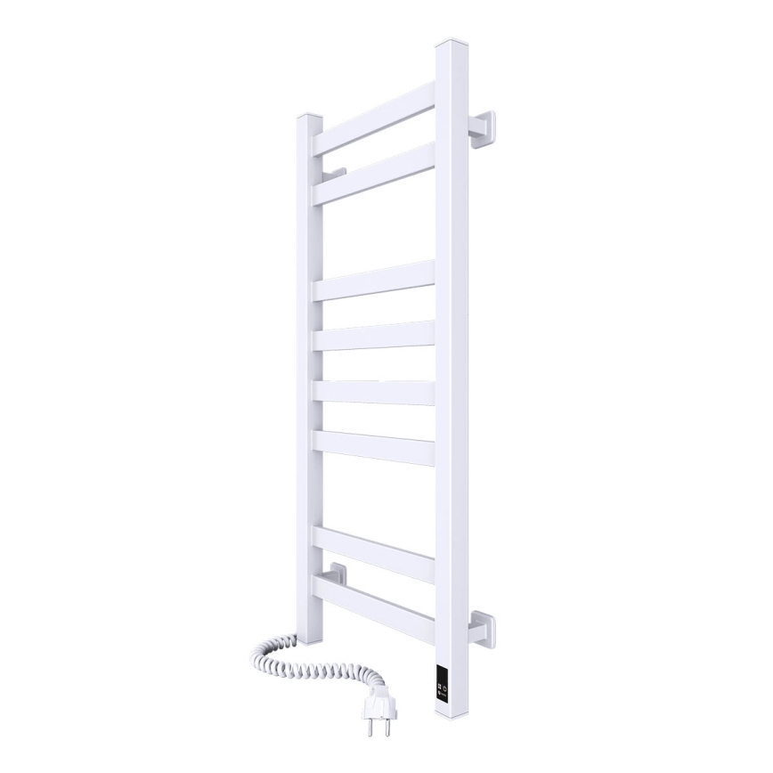 Elektrisk handdukstork med termostat AVANGARD 105 W, 80 x 36 cm, vit, vänsterutförande