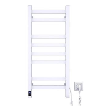 Elektrisk handdukstork med termostat AVANGARD 105W 80x36 cm, vit, högeranslutning