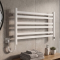 Elektrisk handdukstork med termostat AVANGARD 181W 50x90 cm vit, vänsterutförande