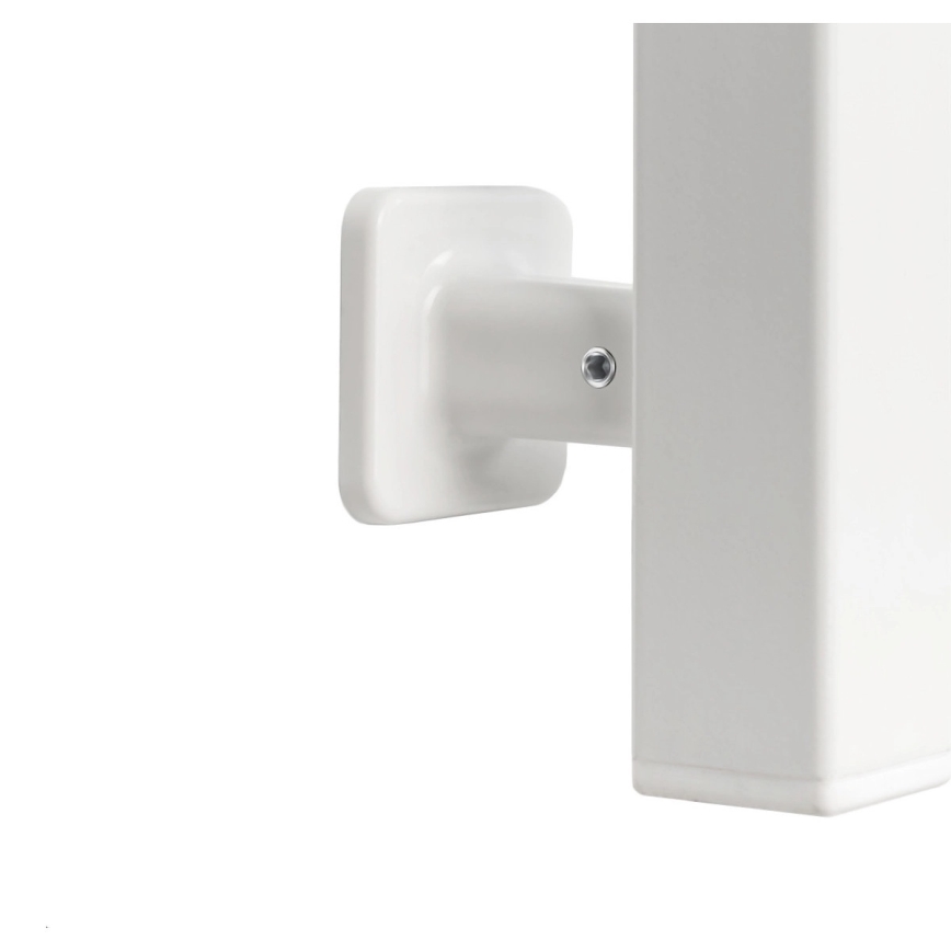 Elektrisk handdukstork med termostat FORTIS 155W 80x48 cm IP44 vit, höger