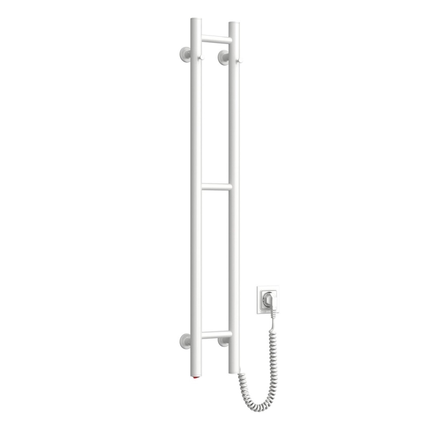 Elektrisk handdukstork SILOUETTE 46W 100x16 cm vit högerutförande