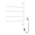 Elektrisk vridbar handdukstork med termostat ARABESQUE 60 W, 65 x 49 cm, vit