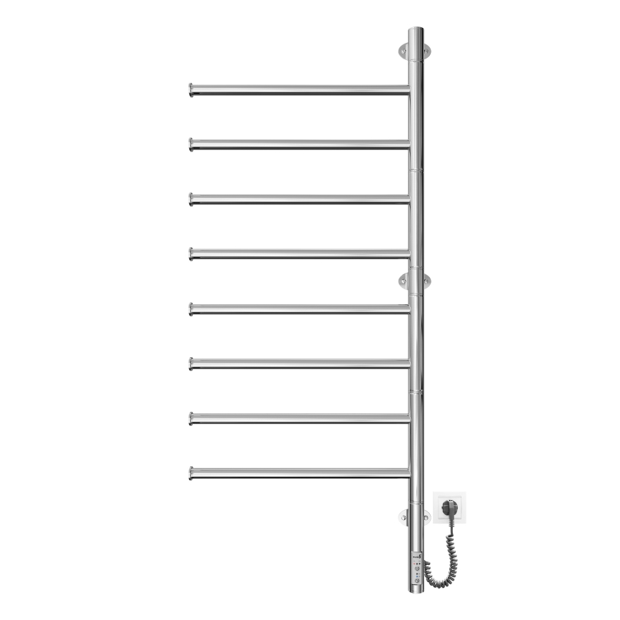 Elektrisk vridbar handdukstork VEER 95W/230V 100x44,5 cm rostfritt stål/blank krom