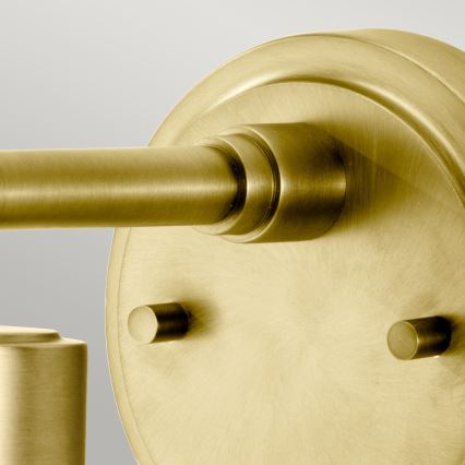 Elstead BATH-MORVAH1-BB - Badrum vägglampa  MORVAH 1xE27/60W/230V IP44 gold