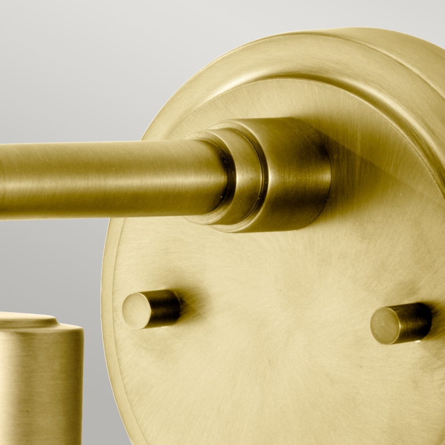 Elstead BATH-MORVAH1-BB - Badrum vägglampa  MORVAH 1xE27/60W/230V IP44 gold