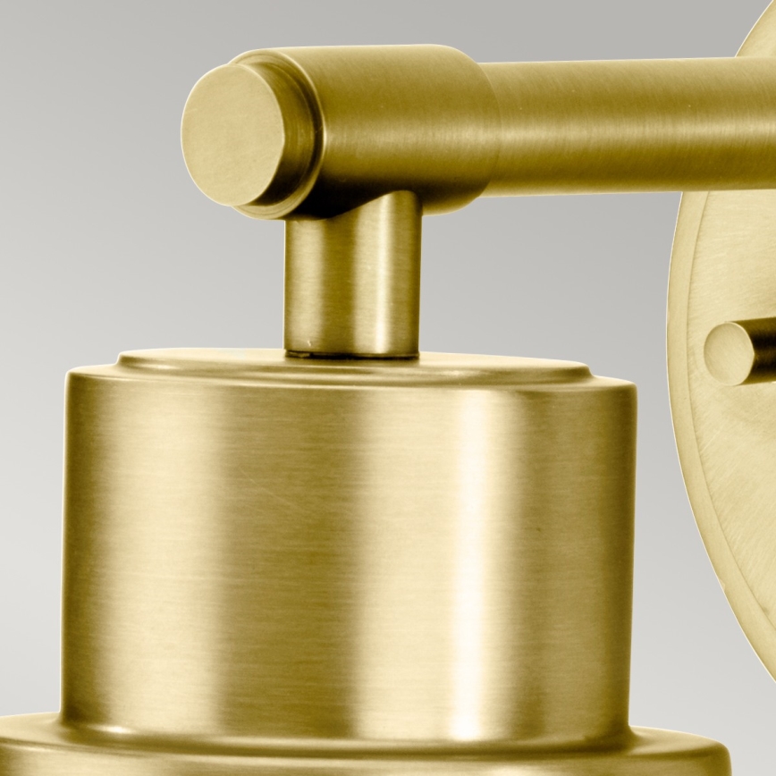 Elstead BATH-MORVAH1-BB - Badrum vägglampa  MORVAH 1xE27/60W/230V IP44 gold