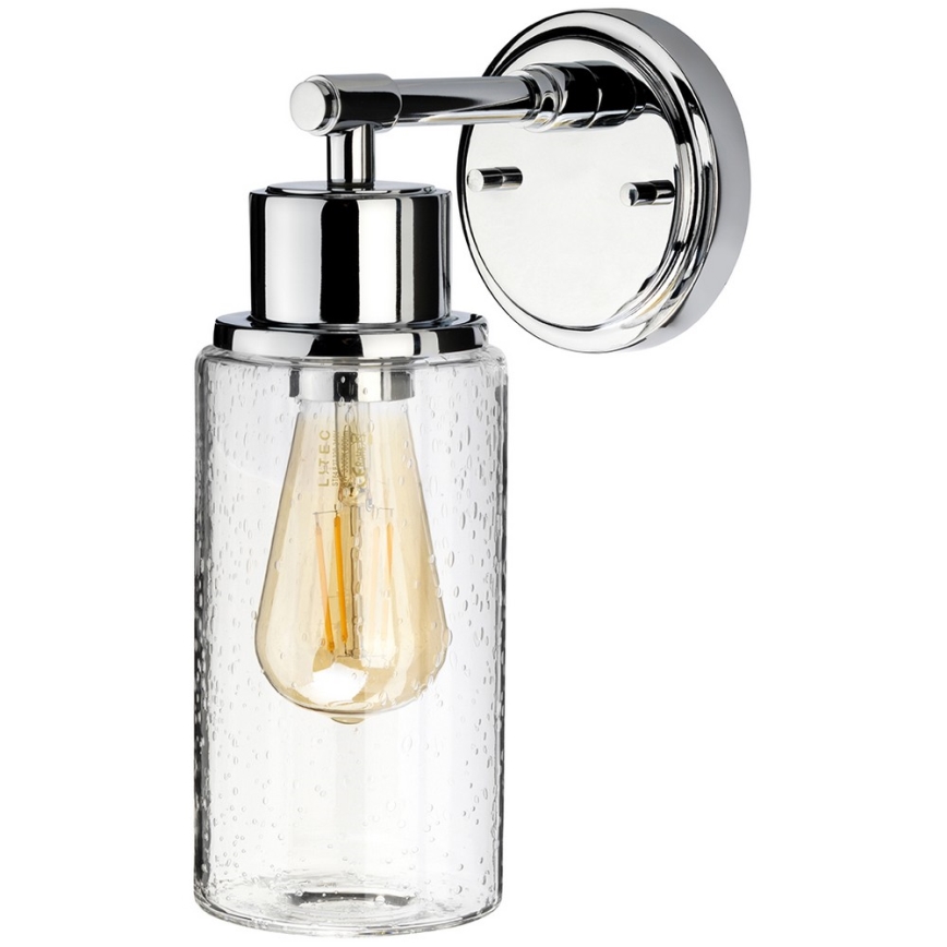 Elstead BATH-MORVAH1-PC - Badrum vägglampa  MORVAH 1xE27/60W/230V IP44 skinande krom 